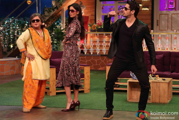 Sidharth Malhotra and Katrina Kaif Promote Bar Bar Dekho on the sets of The Kapil Sharma Show