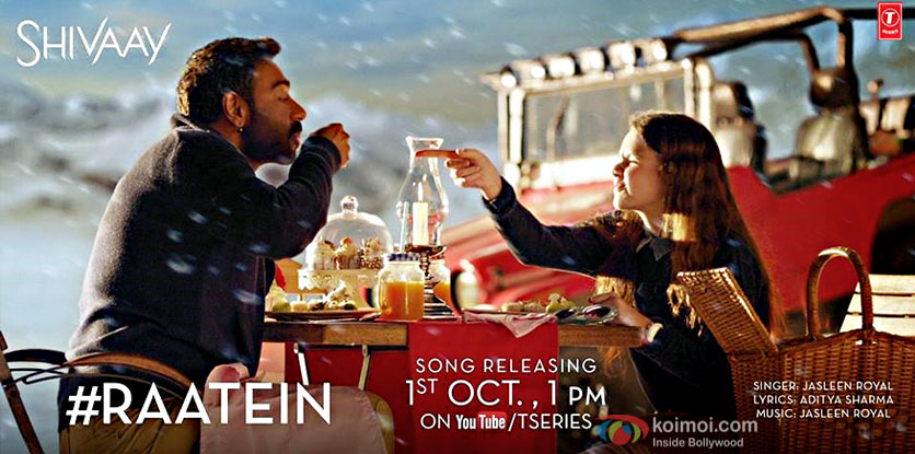 Raatein Song First Look : Ajay Devgn And Abigail Eames Share A Cute Family Moment