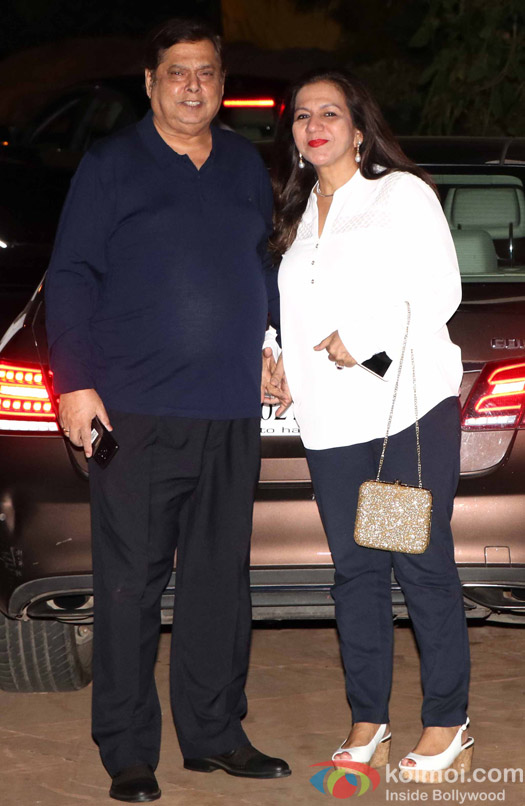 Devid Dhawan and Karuna Dhawan during Rima Jain 60th birthday celebration