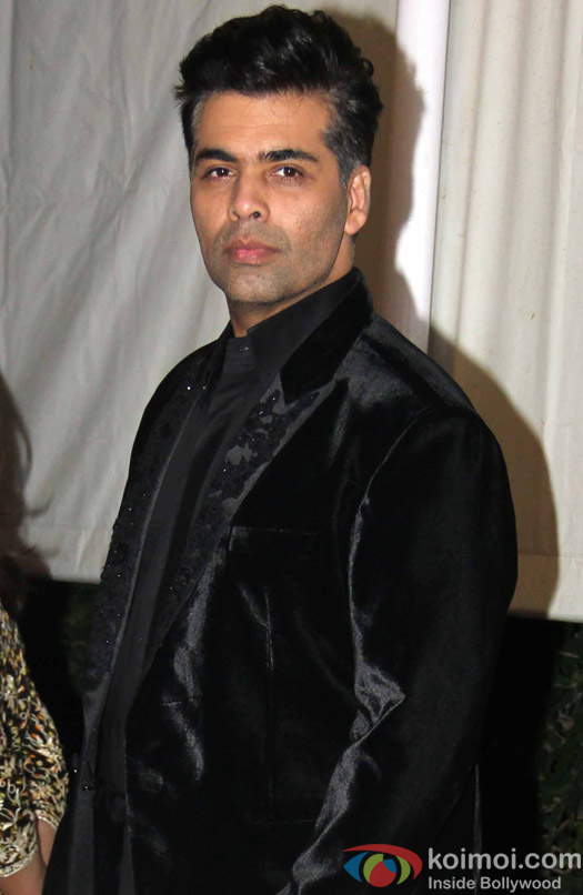 Karan Johar during Rima Jain 60th birthday celebration