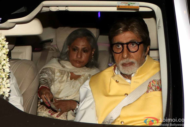 Amitabh bachchan and Jaya Bachchan during Rima Jain 60th birthday celebration