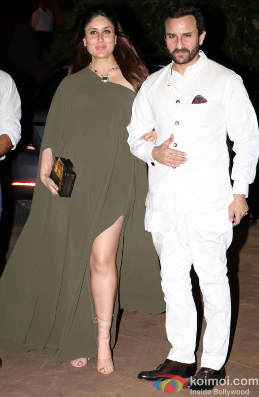 Kareena Kapoor and Saif Ali Khan during Rima Jain 60th birthday celebration