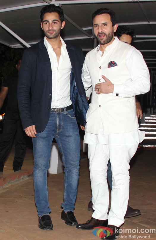 Armaan Jain during Rima Jain 60th birthday celebration