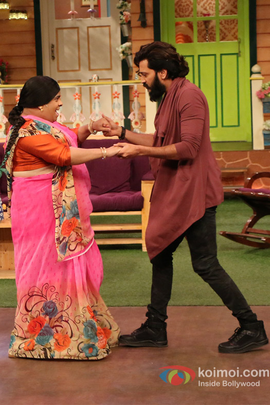 Ritesh Deshmukh on the sets of The Kapil Sharma Show