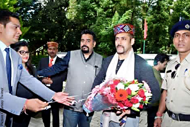 Salman Khan in Manali for 'Tubelight'