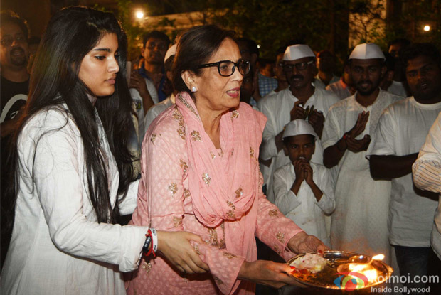 Celebrities Celebrating Ganpati Visarjan At Salman Khan's House
