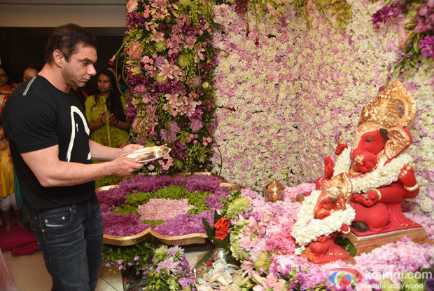 Celebrities Celebrating Ganpati Visarjan At Salman Khan's House