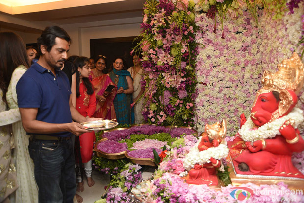 Celebrities Celebrating Ganpati Visarjan At Salman Khan's House