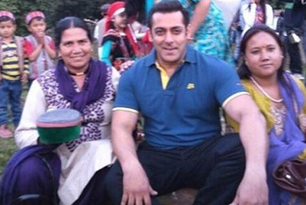 Salman Khan while shooting for Tubelight in Manali
