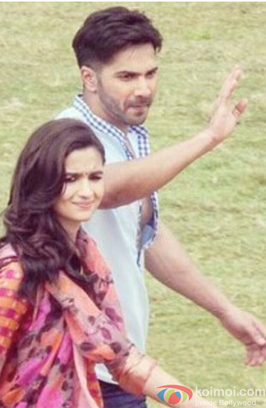 Alia Bhatt And Varun Dhawan On The Sets Of Badrinath Ki Dulhaniya