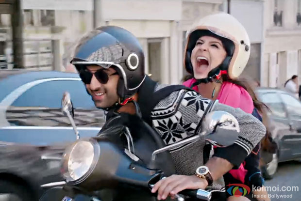 Ranbir Kapoor and Anushka Sharma in a still from Ae Dil Hai Mushkil