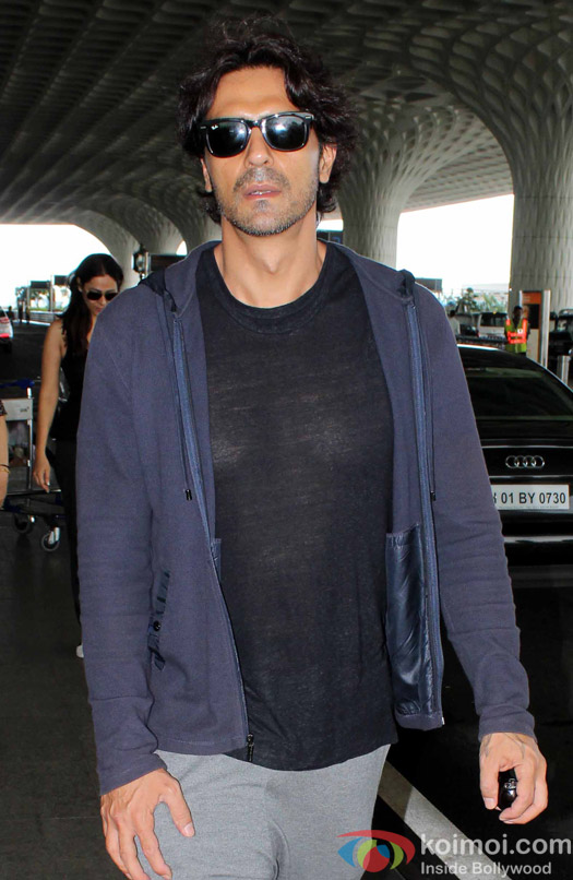 Arjun Rampal spotted at Airport