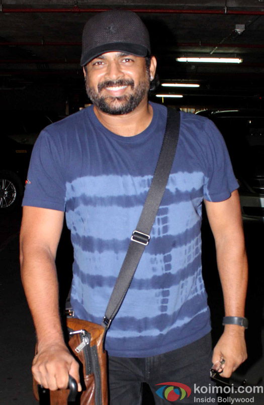 R. Madhavan spotted at Airport 