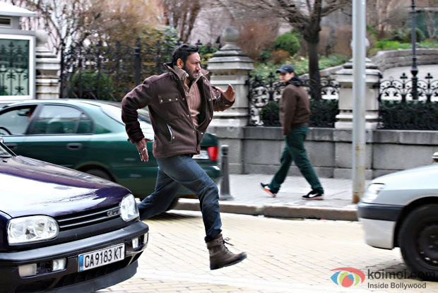 Ajay Devgn in a still from Shivaay