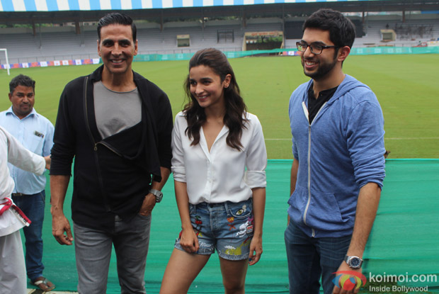  Akshay Kumar, Alia Bhatt and Aditya Thackeray attend graduation ceremony of Women self defense center 