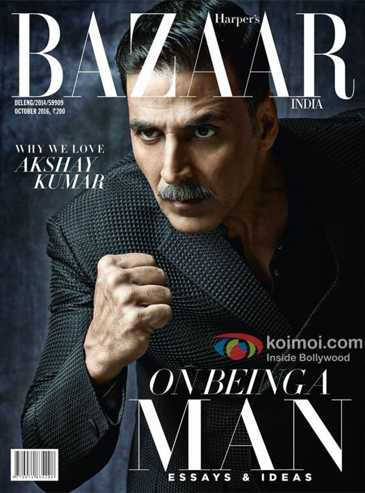 Dashing! Akshay Kumar On The Latest Cover Of Harper Bazaar