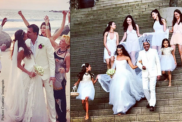 Haydon marries beau Dino Lalvani