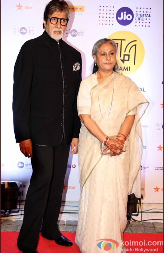 Amitabh Bachchan and Jaya Bachchan During The Jio MAMI 18th Mumbai Film Festival - Opening ceremony
