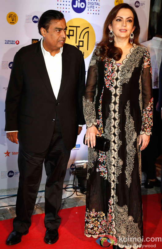 Mukesh Ambani and Nita Ambani During The Jio MAMI 18th Mumbai Film Festival - Opening ceremony