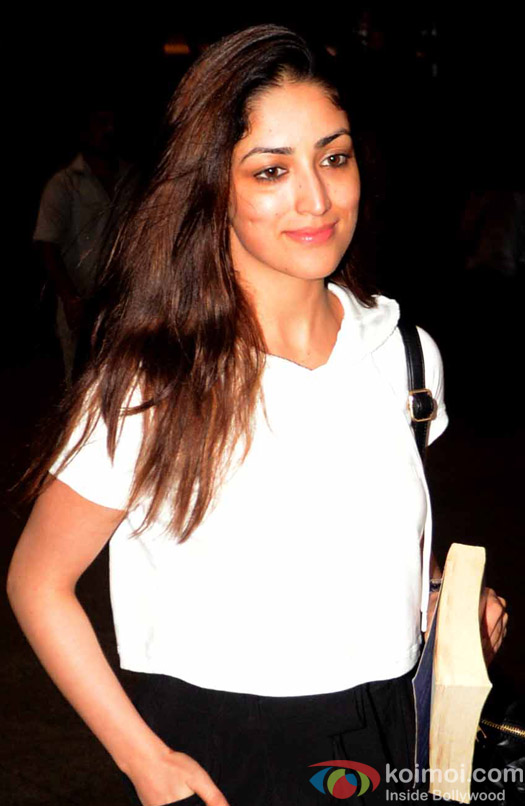 Yami Gautam spotted at Airport