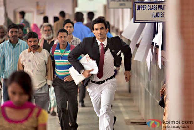 Sushant Singh Rajput in a still from M. S. Dhoni: The Untold Story