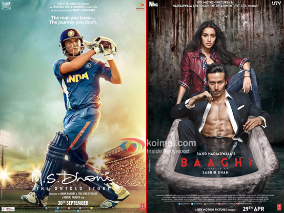 M.S. Dhoni - The Untold Story Overtakes Baaghi; Becomes 6th Highest Grosser Of 2016