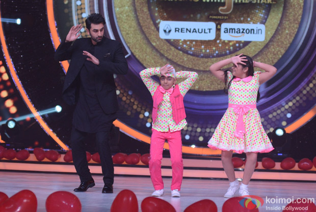 Ranbir Kapoor on the sets of Jhalak Dikhhla Jaa
