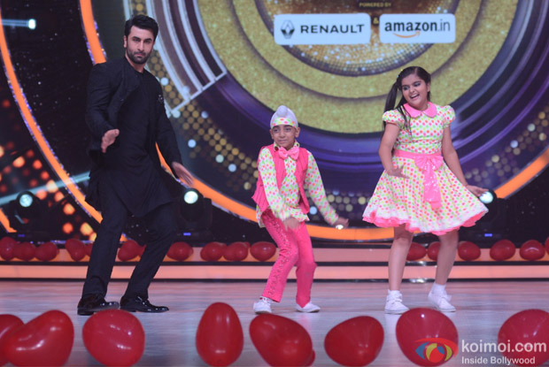 Ranbir Kapoor on the sets of Jhalak Dikhhla Jaa