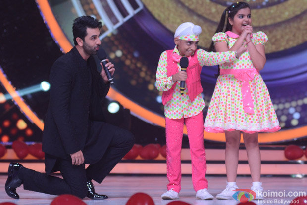 Ranbir Kapoor on the sets of Jhalak Dikhhla Jaa