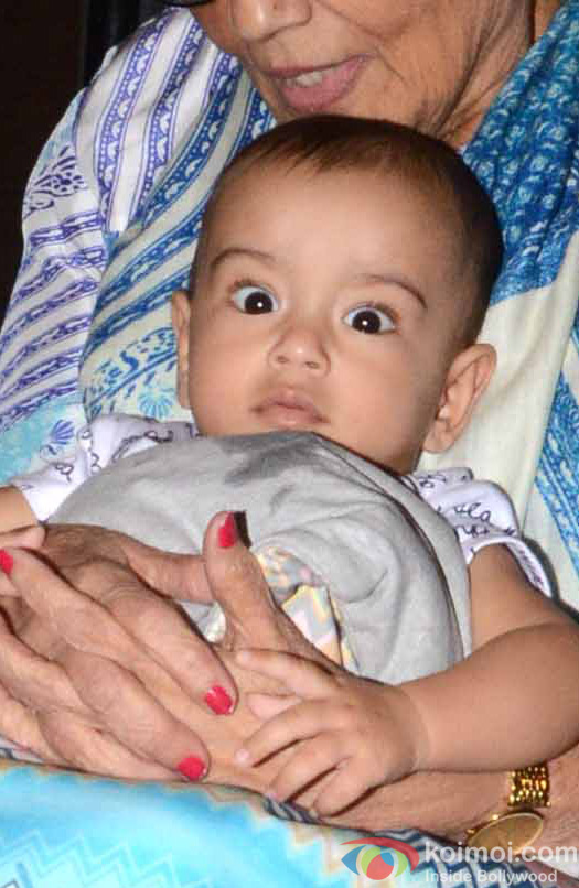 Salman Khan's Mother Sushila Charak and Nephew Ahil spotted at Airport