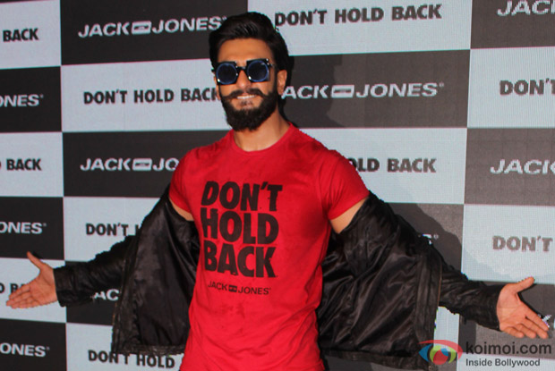 Ranveer Singh launches brand campaign Don't Hold Back 