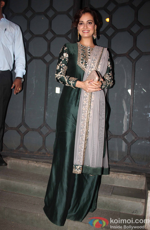 Dia Mirza at Aayush Sharma's Birthday Party