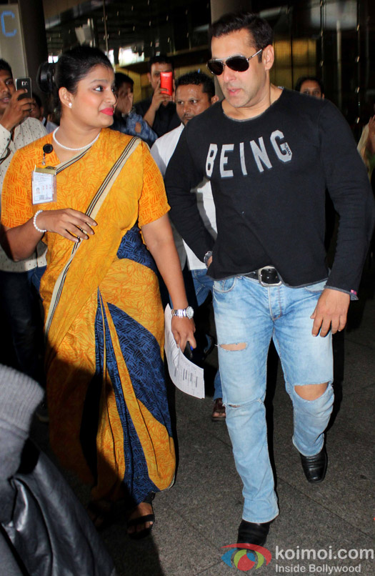 Salman Khan Spotted at Airport