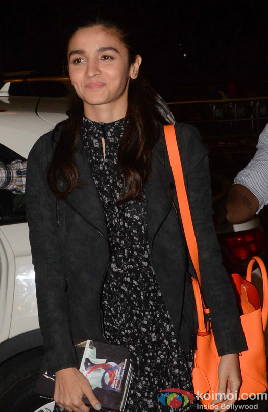 Alia Bhatt spotted at Airport