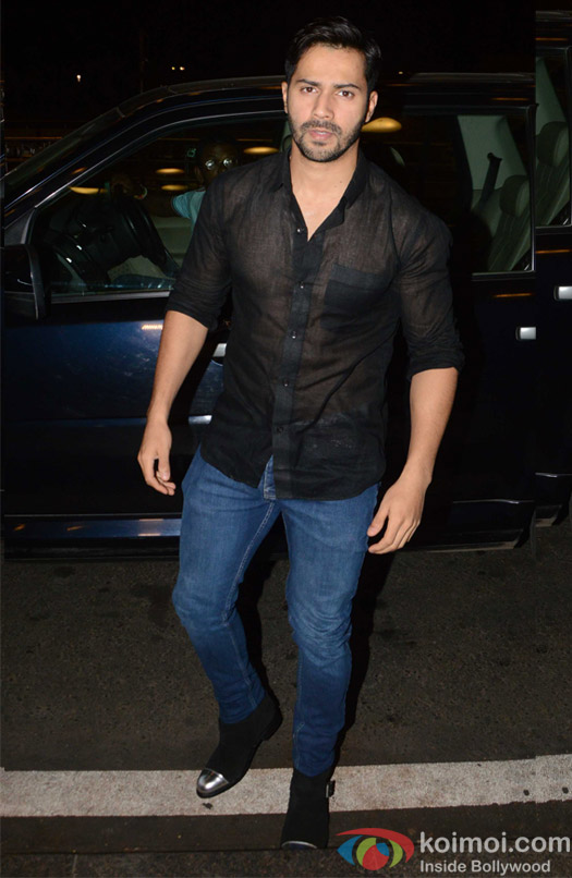 Varun Dhawan spotted at Airport