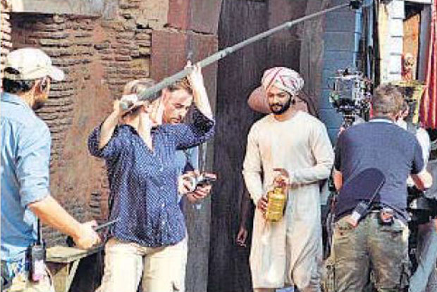 Ali Fazal shoots for his international movie in Agra