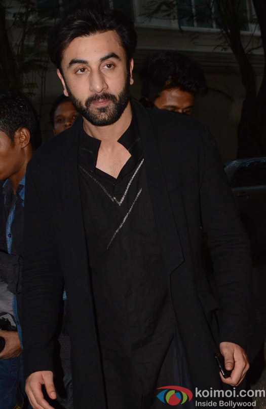 Ranbir Kapoor during the Anil Kapoor's Diwali celebrations