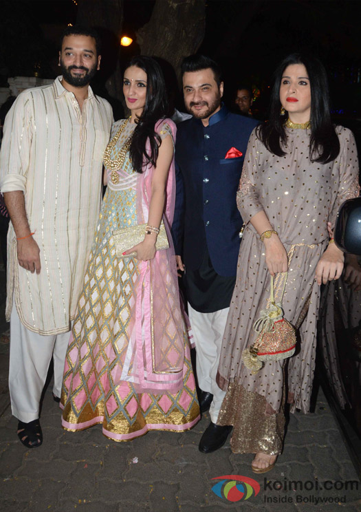 Sanjay Kapoor and Maheep Sandhu during the Anil Kapoor's Diwali celebrations