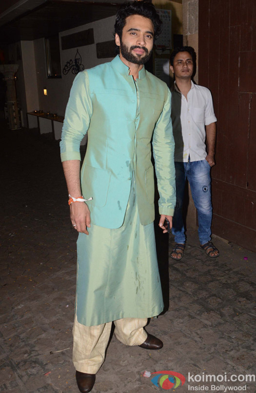 Jackie Bhagnani during the Anil Kapoor's Diwali celebrations