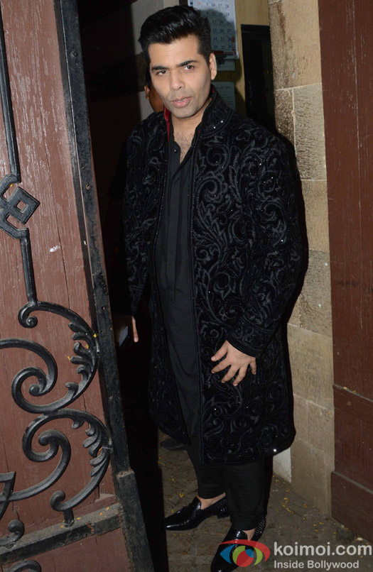 Karan Johar during the Anil Kapoor's Diwali celebrations