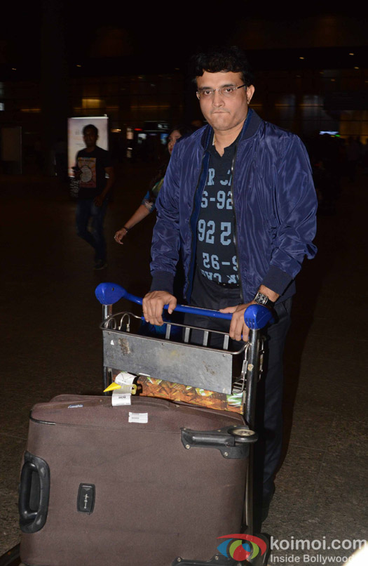 Sourav Ganguly spotted at Airport