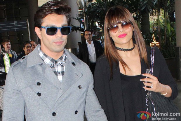 Karan Singh Grover and Bipasha Basu spotted at Airport