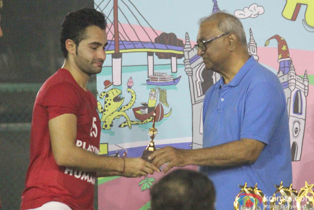 Armaan jain during the All Stars Football Club (ASFC) football match for charity cause 