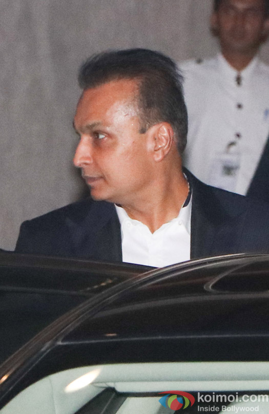 Anil Ambani spotted at Mukesh Ambani,s party 