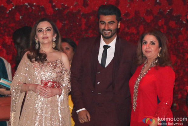 Nita ambani, arjun Kapoor and Farah Khan spotted at Mukesh Ambani,s party 