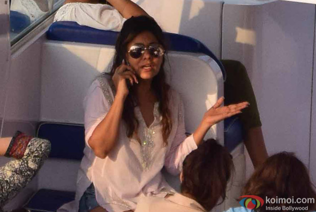 Gauri Khan in Alibaug during SRK's birthday bash