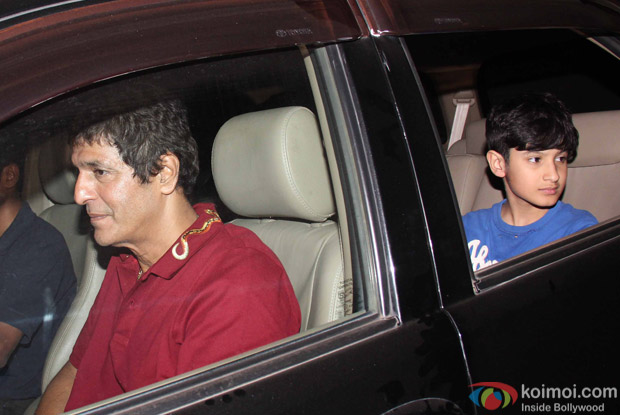 Chunky Pandey in Alibaug during SRK's birthday bash