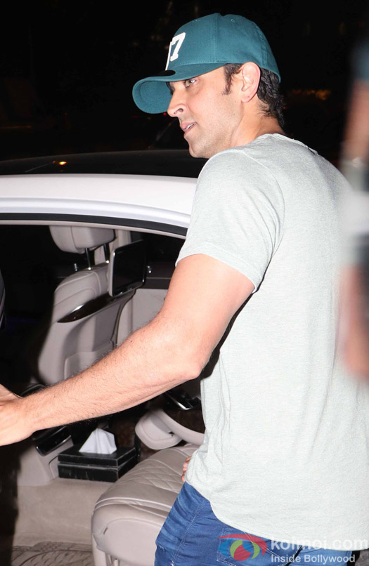 Hrithik Roshan spotted at Salim Sulaiman office