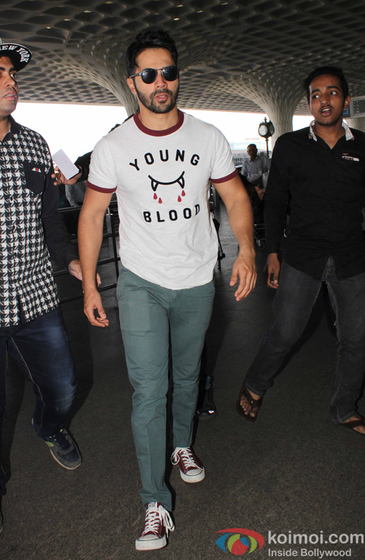 Varun Dhawan spotted at Airport