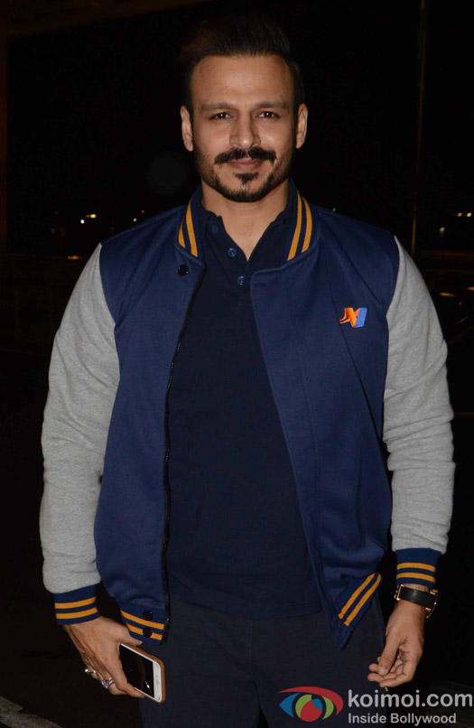 Vivek Oberai spotted at Airport